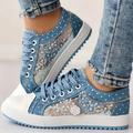 Xandra | Cushioned Lace-Up Orthopedic Sneakers