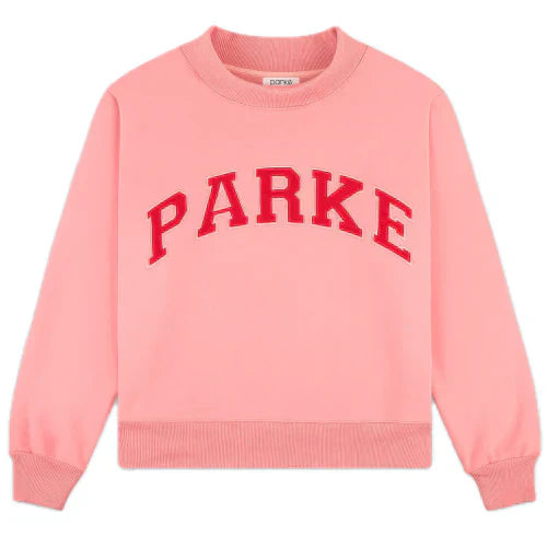 Varsity Mockneck Pink with Red Letters Valentine Edition