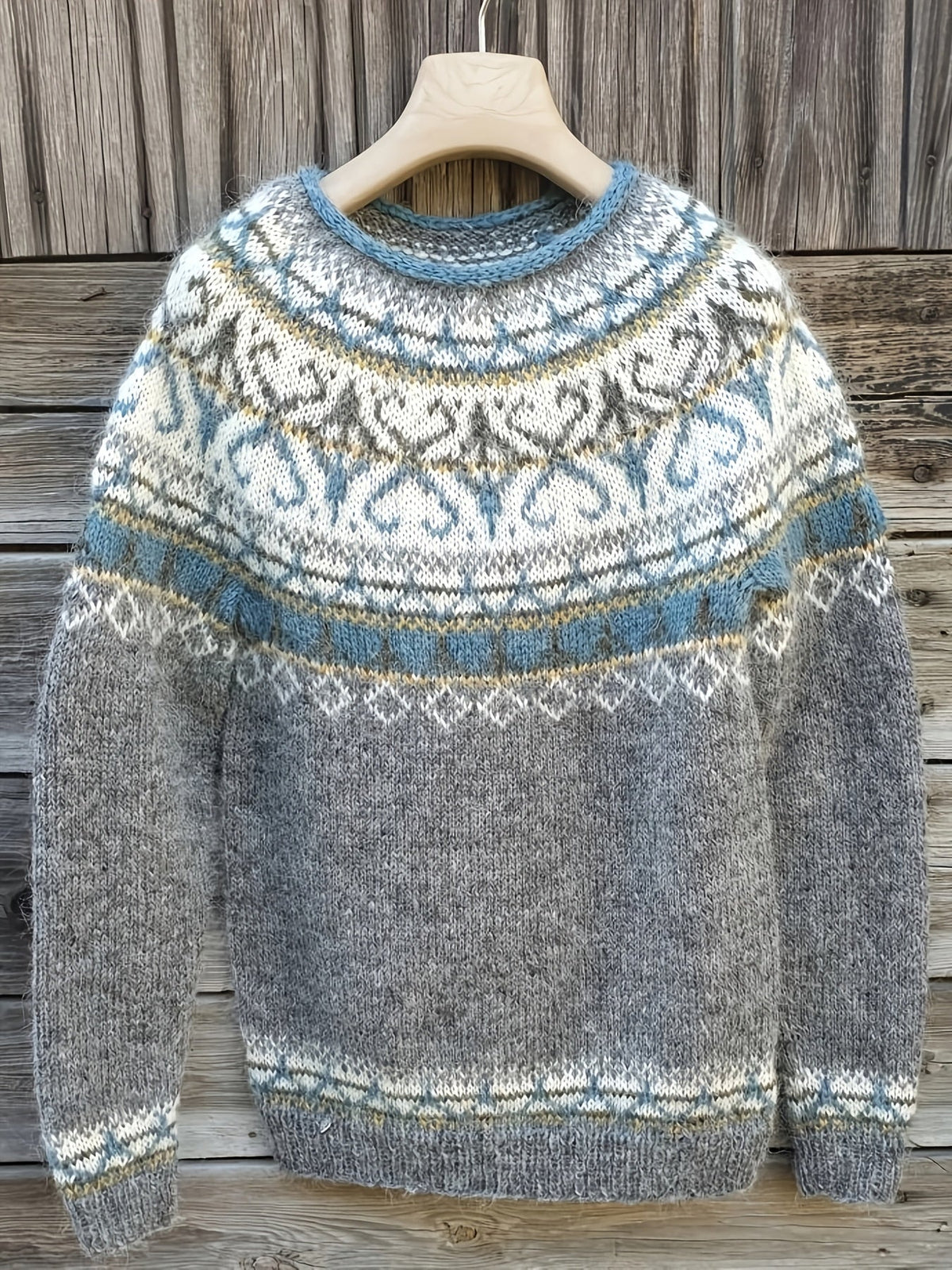 Ottilie - Nordic Pattern Winter Sweater