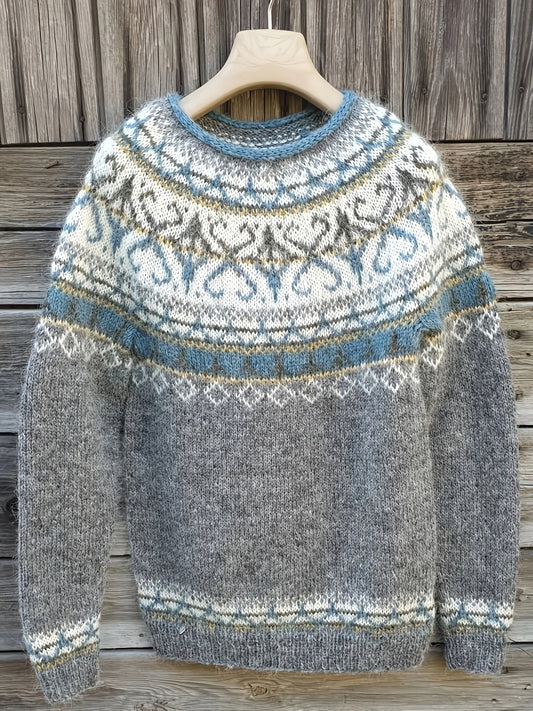 Ottilie - Nordic Pattern Winter Sweater