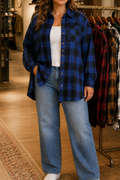 Godiva | Oversized Buffalo Check Shacket