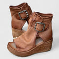 Jess | Open-Toe Adjustable Wedge Sandals