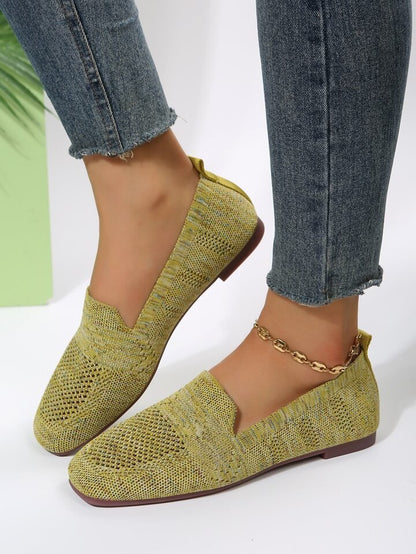 Women's classic orthopedic shoes for everyday wear - green