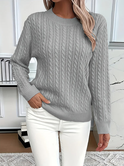 Cassia - Classic Cable Knit Jumper