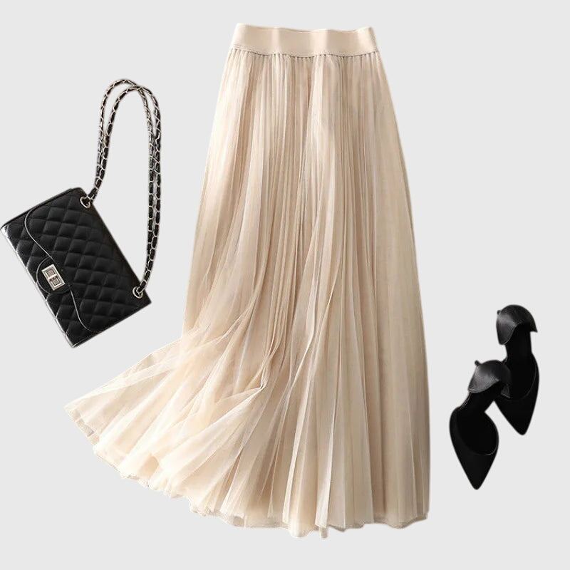Isabelle - Layered Tulle Midi Skirt