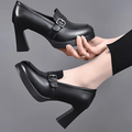 Anita | Classic Block Heel Orthopedic Pumps