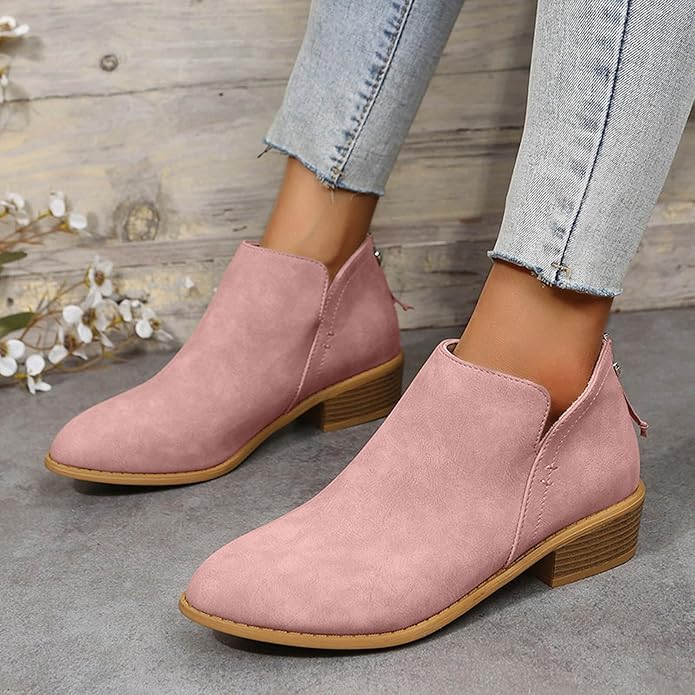 Karenza - Sleek Streamlined Ankle Boots