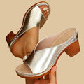 Wilhelmina | Block Heel Orthopedic Sandals