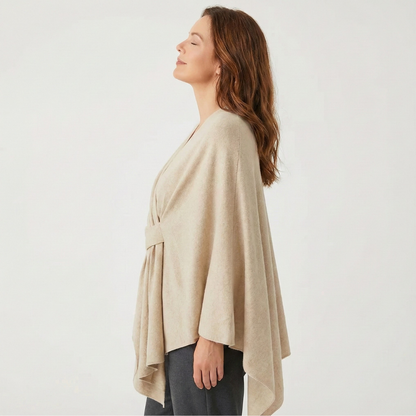 Catriona - Crossover Knit Wrap Shawl