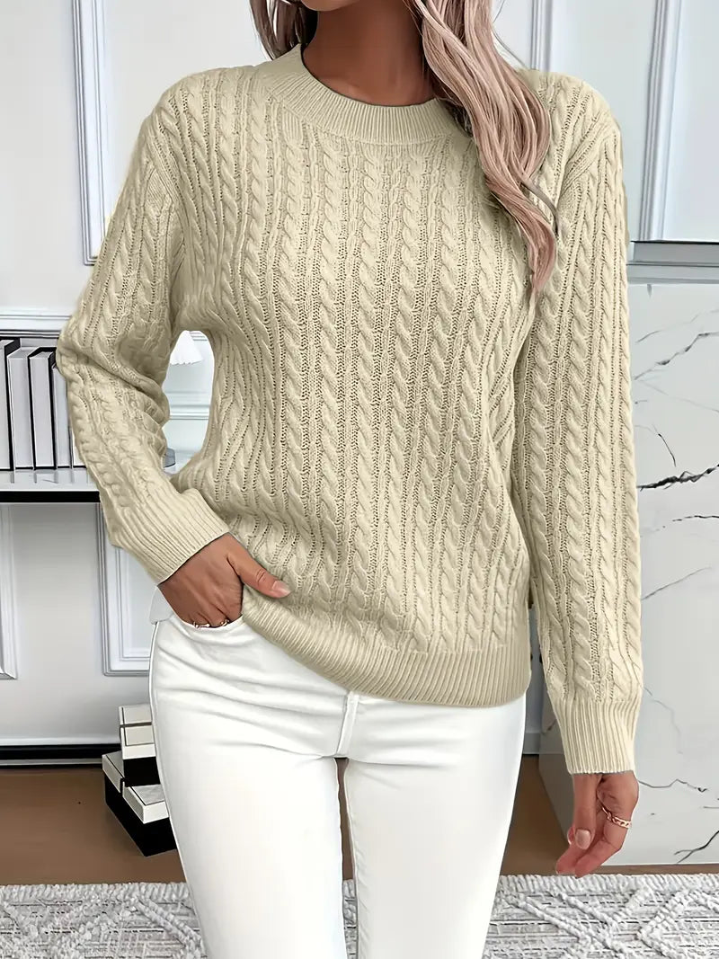 Cassia - Classic Cable Knit Jumper
