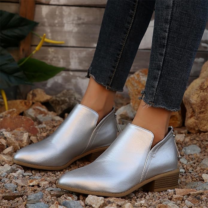 Karenza - Sleek Streamlined Ankle Boots