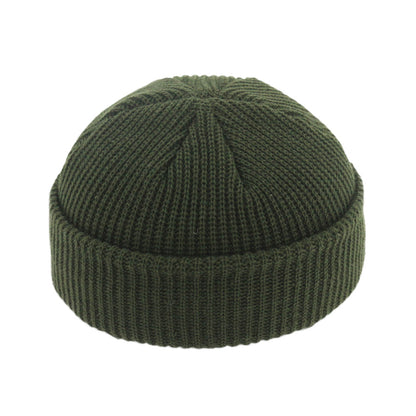 Knit retro beanie hat for women in winter