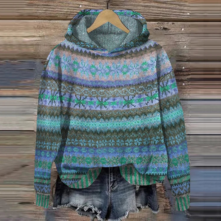 Aurore - Relaxed Drawstring Hooded Top