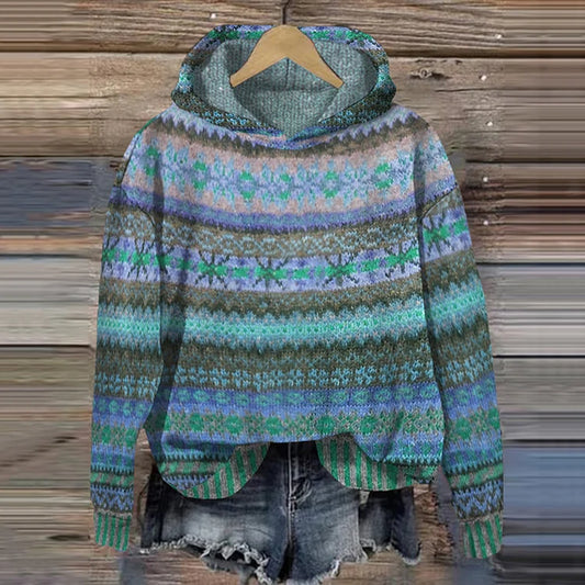 Aurore - Relaxed Drawstring Hooded Top
