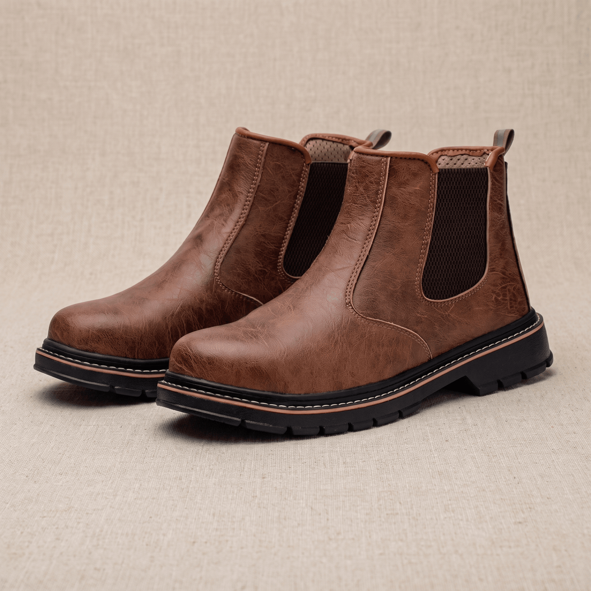 Steel Toe Chelsea Work Boots for Men