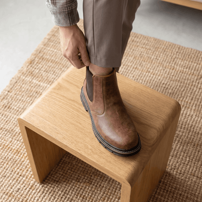 Steel Toe Chelsea Work Boots for Men