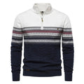 Marco | Nordic Pattern Quarter Zip Knit Sweater