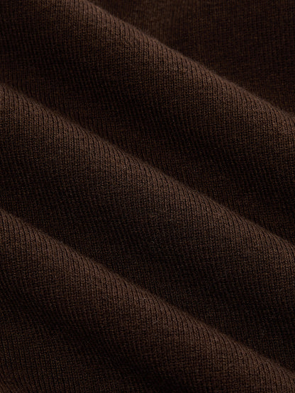 Dulcie - Scallop-Trim Stretch Knit Sweater