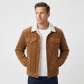 Boston | Corduroy Jacket with Sherpa Collar