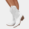 Natalie | Western Block Heel Orthopedic Boots