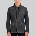 Carlos | Suede Field Jacket with Four Pockets