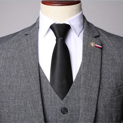 Men's three piece suit with waistcoat
