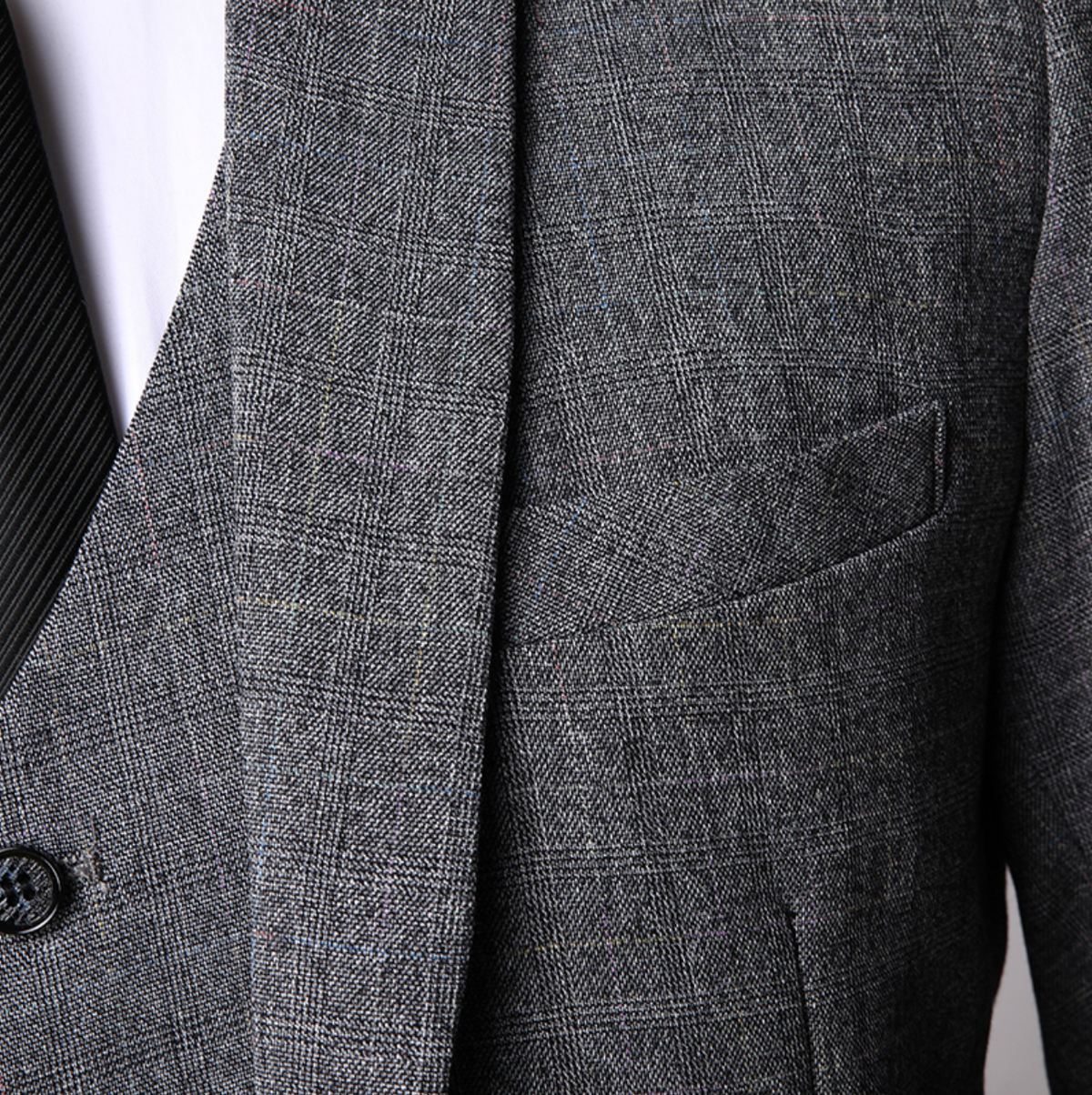 Men's three piece suit with waistcoat
