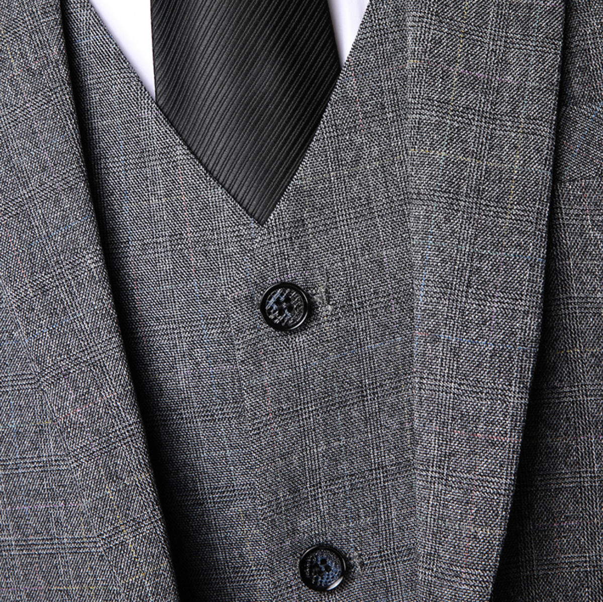 Men's three piece suit with waistcoat