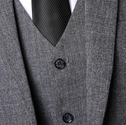 Men's three piece suit with waistcoat