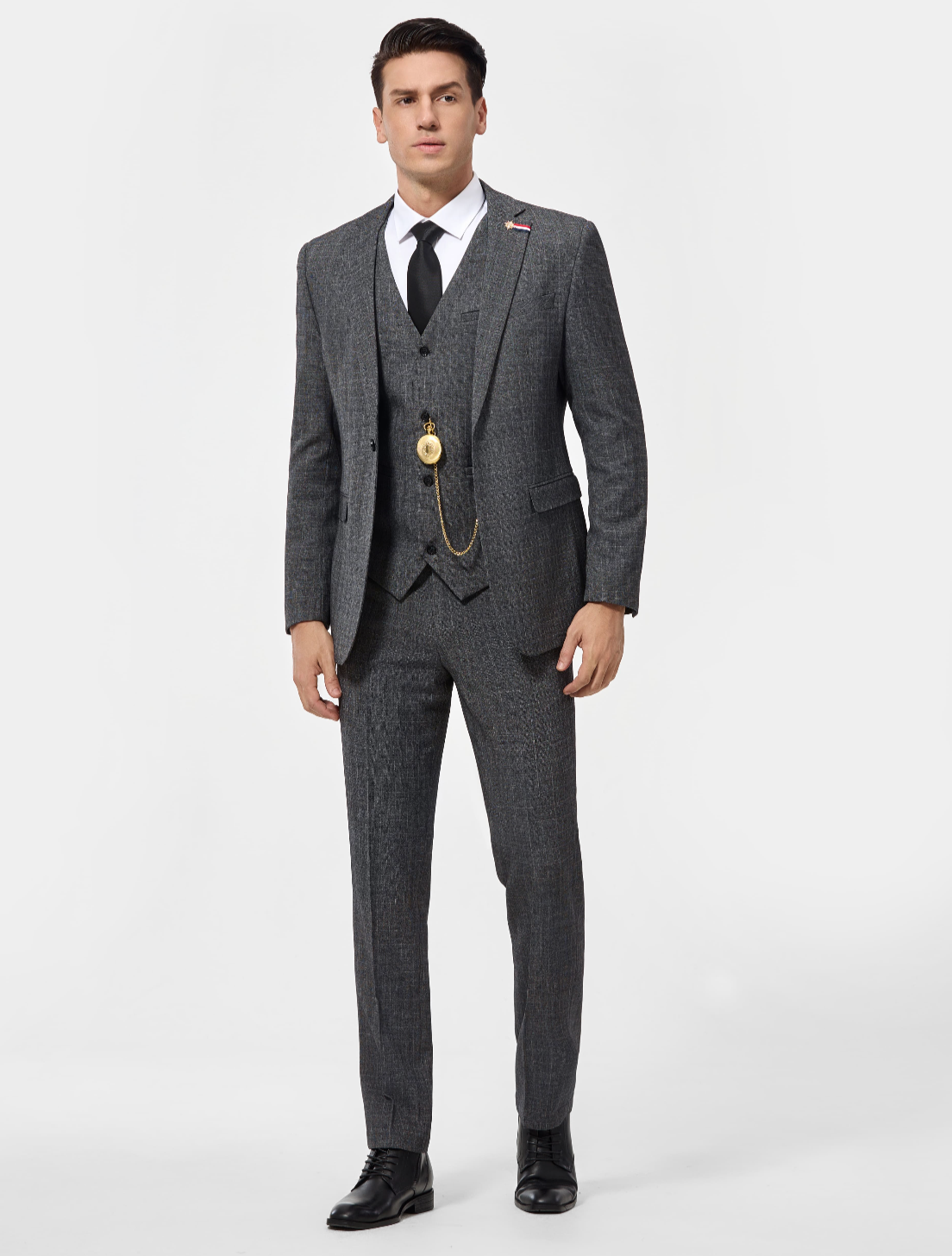 Men's three piece suit with waistcoat