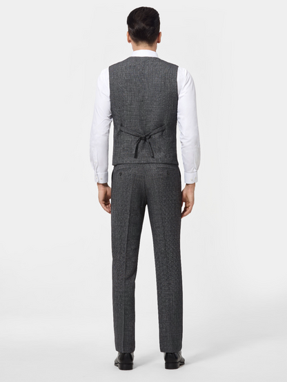 Men's three piece suit with waistcoat