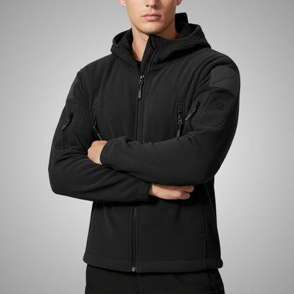 Windproof thermal fleece jacket for men