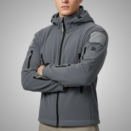 Windproof thermal fleece jacket for men