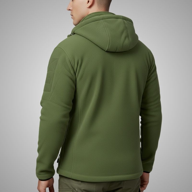 Windproof thermal fleece jacket for men