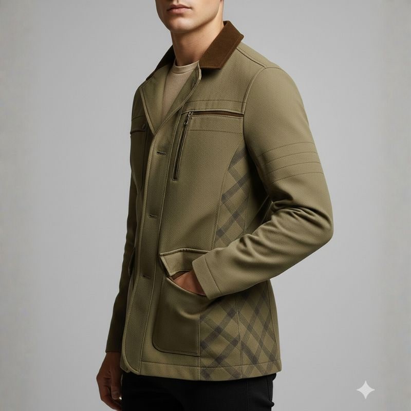 Men's heavy cotton twill field jacket