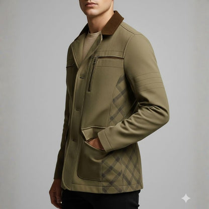 Men's heavy cotton twill field jacket