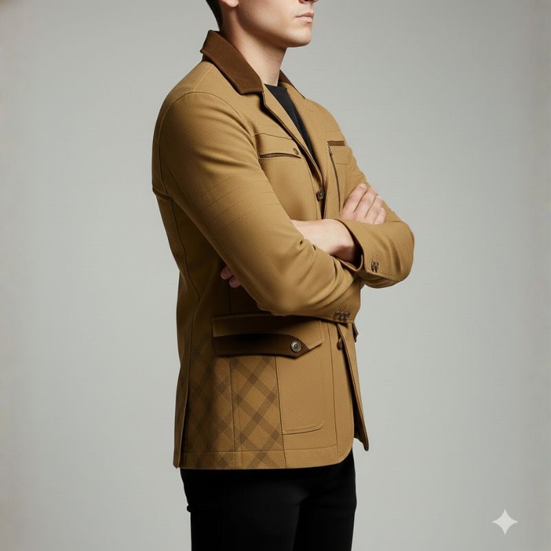 Men's heavy cotton twill field jacket