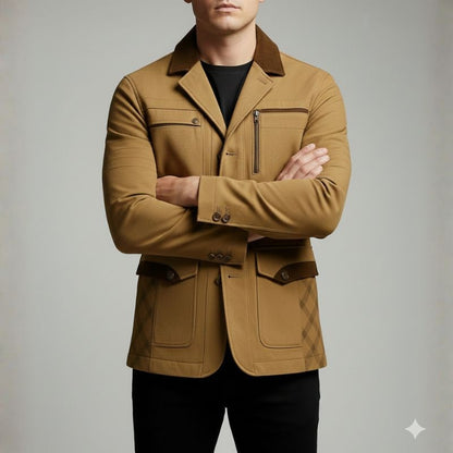 Men's heavy cotton twill field jacket
