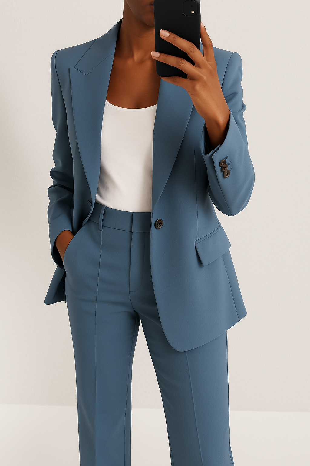Stellamaris - Structured Blazer and Trouser Pantsuit