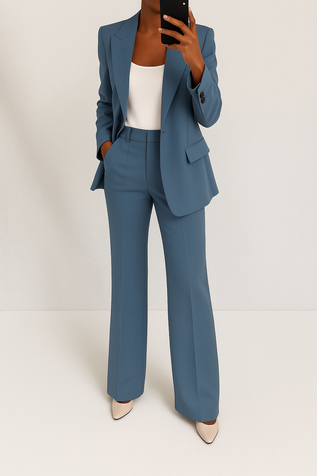 Stellamaris - Structured Blazer and Trouser Pantsuit