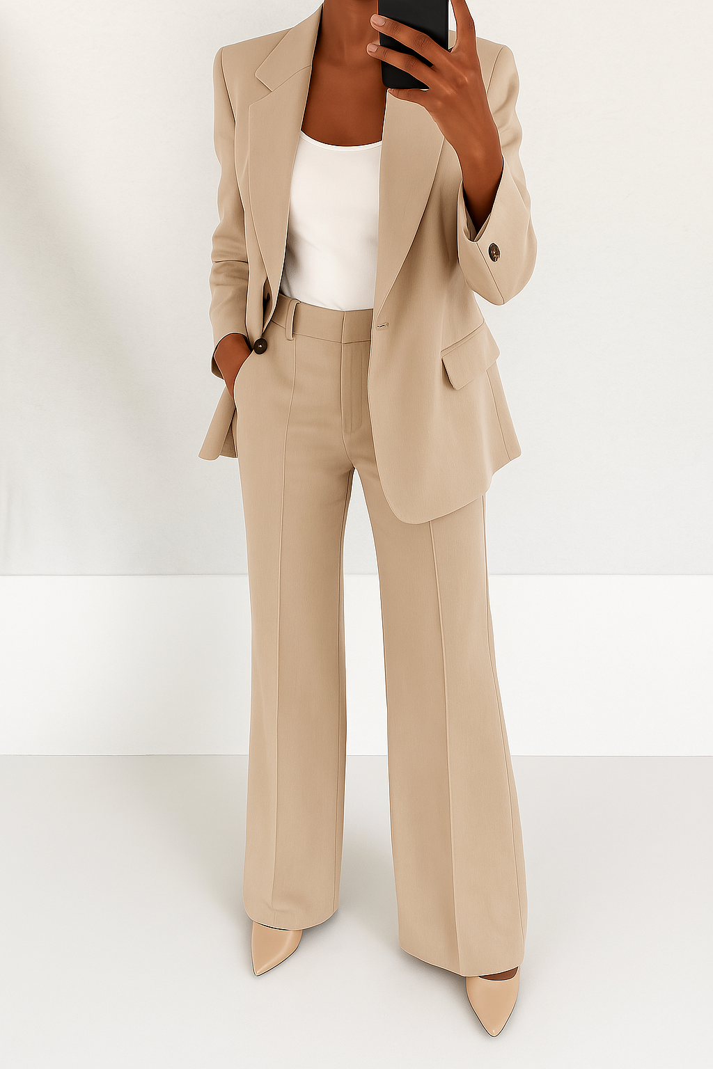 Stellamaris - Structured Blazer and Trouser Pantsuit