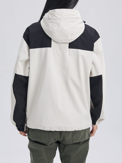 Women's winter jacket with fleece design and hood