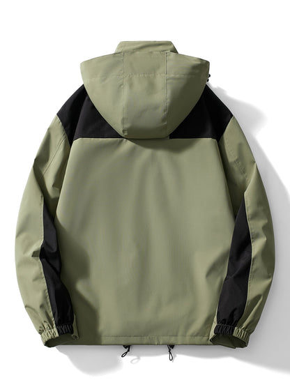 Women's winter jacket with fleece design and hood