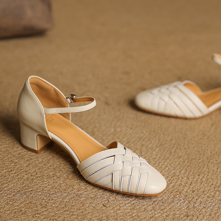 Women's block heel orthopedic shoes for everyday wear