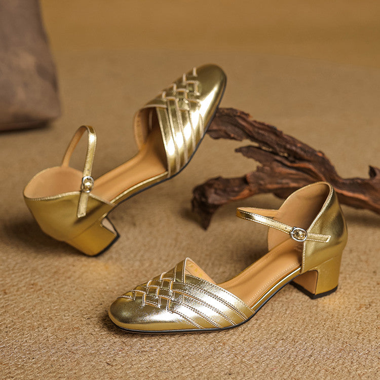 Women's block heel orthopedic shoes for everyday wear