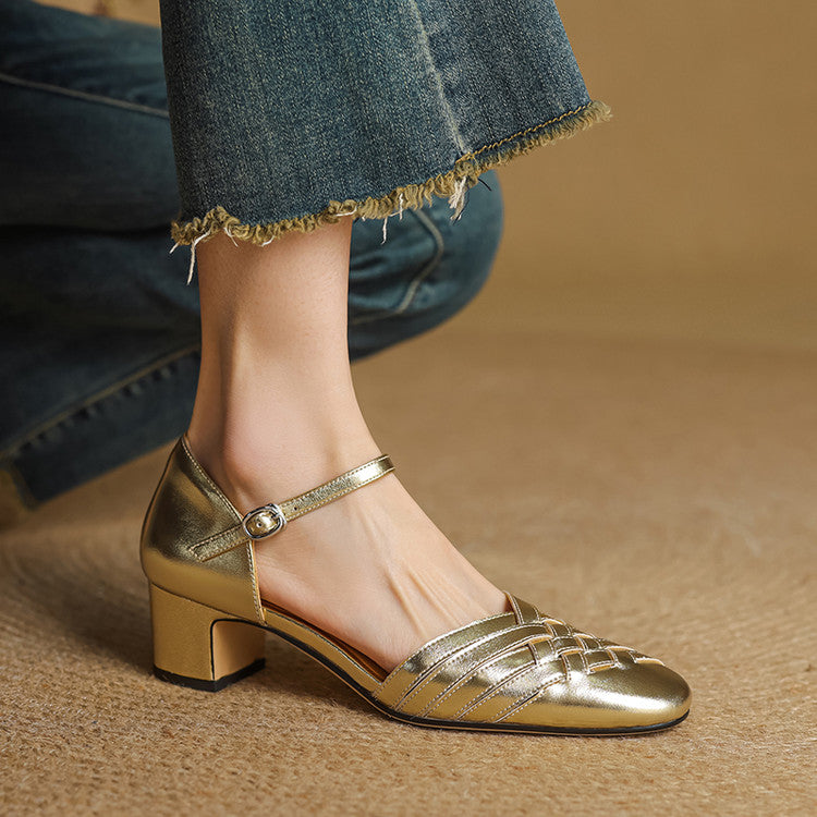 Women's block heel orthopedic shoes for everyday wear