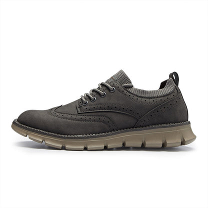 Casual Suede Lace Up Shoes for Men