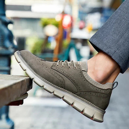 Casual Suede Lace Up Shoes for Men