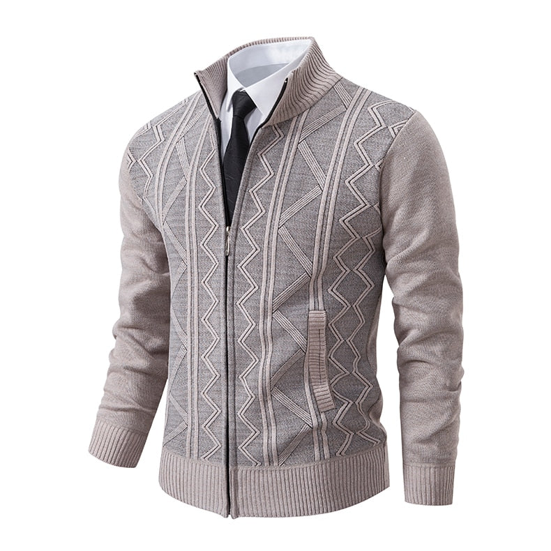 Layering knit sweater for men - grey