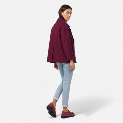 Wilma - Notch-Collar Cropped Blazer
